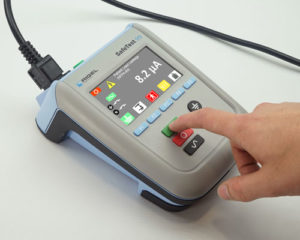 safetest-99-electrical-safety-analyzer-button-press